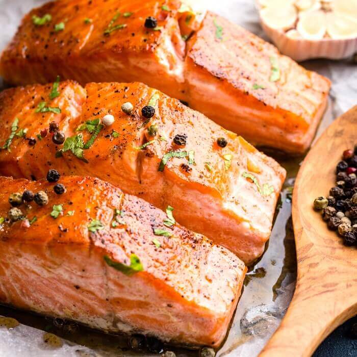 Big City Salmon with Martini Sauce - Miles Farmers Market