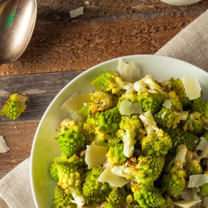Roasted Romanesco with Brown Butter Toasted Panko - Miles Farmers Market
