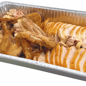 Carved Golden Roasted Bone-In Turkey