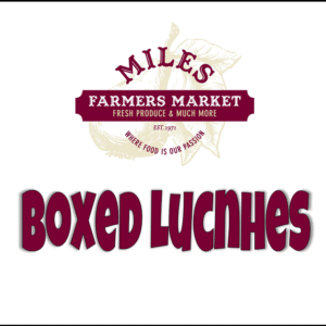 Boxed Lunches - Menu Overview