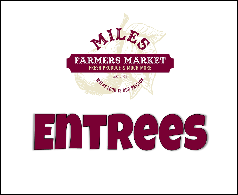 Entrees - Menu Overview