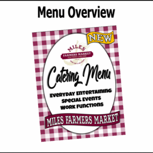 Everyday Catering Menu Overview