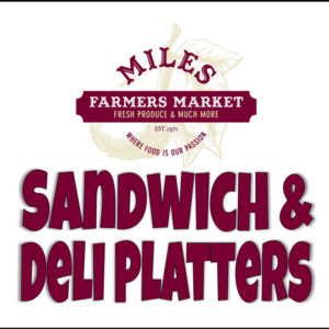 Sandwich & Deli Platters- Menu Overview