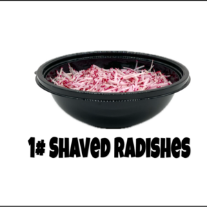 Shaved Radishes- Per Pound